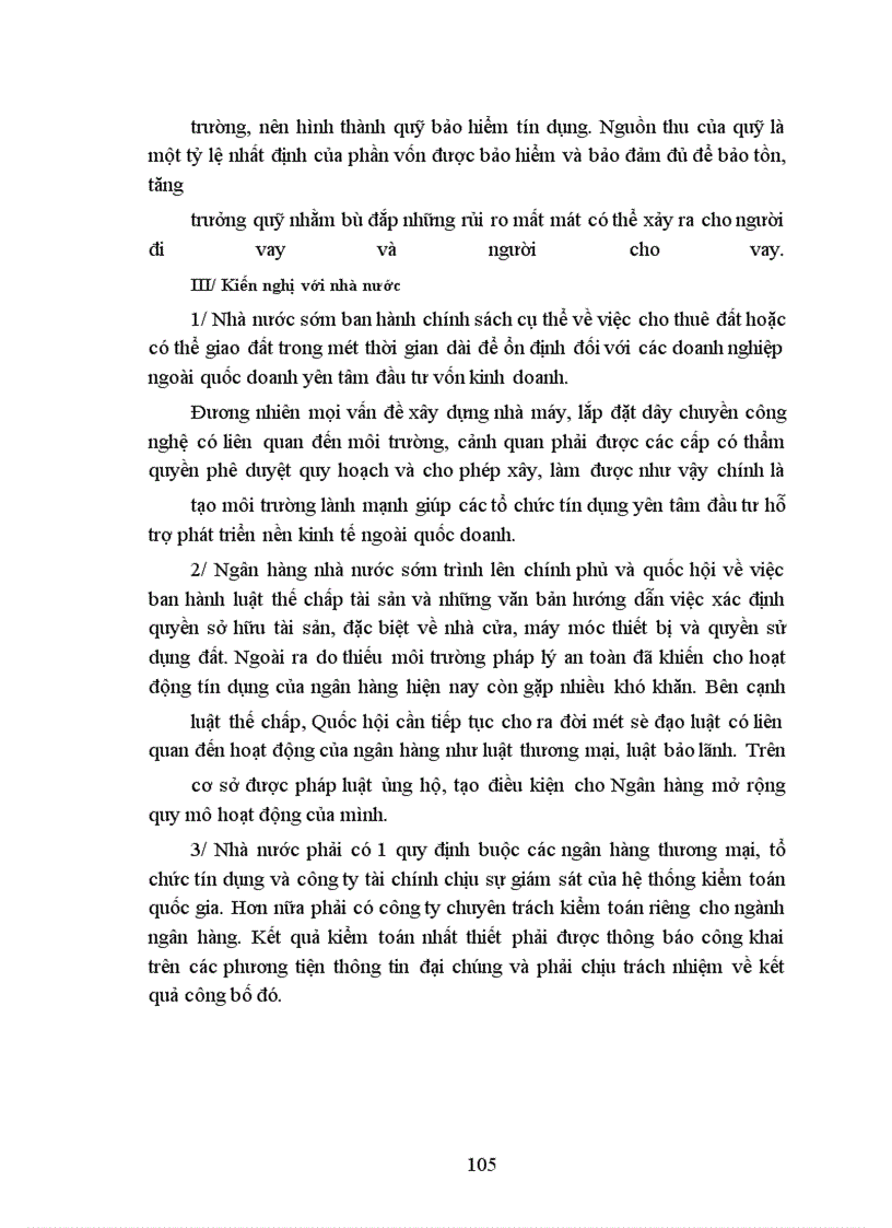 image for page Một số giải pháp nhằm đảm bảo an toàn tín dụng đối với kinh tế ngoài quốc doanh tại Ngân hàng công thương Đống Đa