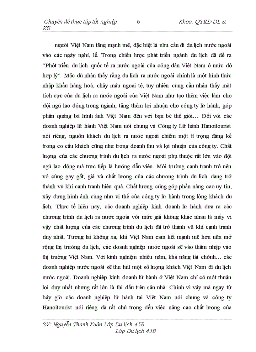 image for page Hoàn thiện cụng tỏc tổ chức và quản lý hướng dẫn viờn nhằm nõng cao chất lượng chương trỡnh du lịch ra nước ngoài tại Cụng ty Lữ hành Hanoitourist