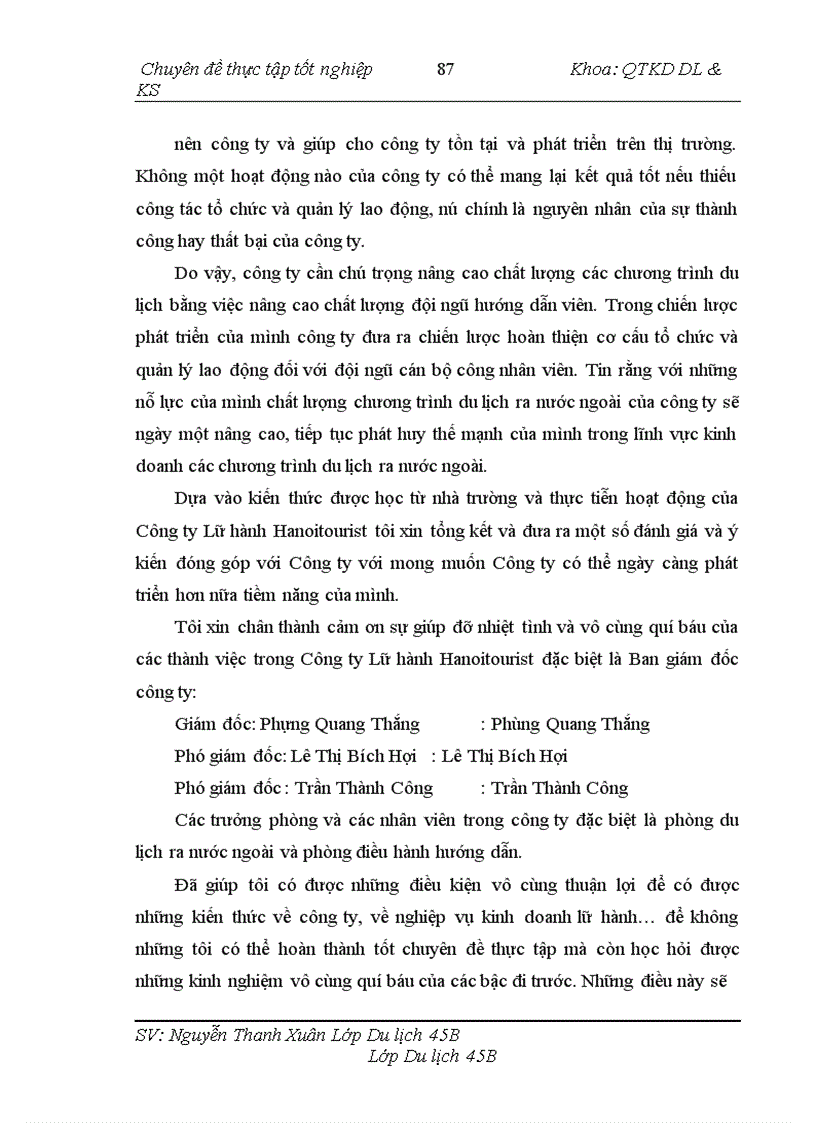 image for page Hoàn thiện cụng tỏc tổ chức và quản lý hướng dẫn viờn nhằm nõng cao chất lượng chương trỡnh du lịch ra nước ngoài tại Cụng ty Lữ hành Hanoitourist