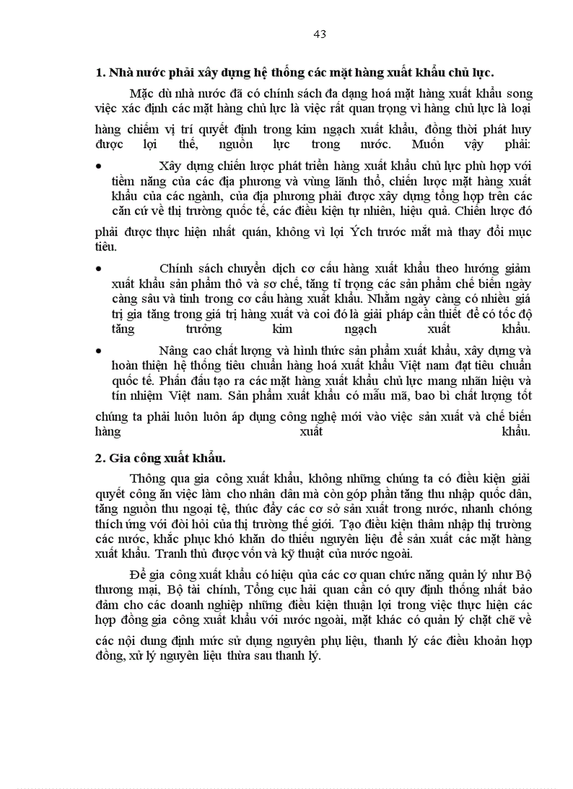 image for page Chiến lược tăng trưởng dựa vào xuất khẩu của Việt nam từ nay đến năm 2003