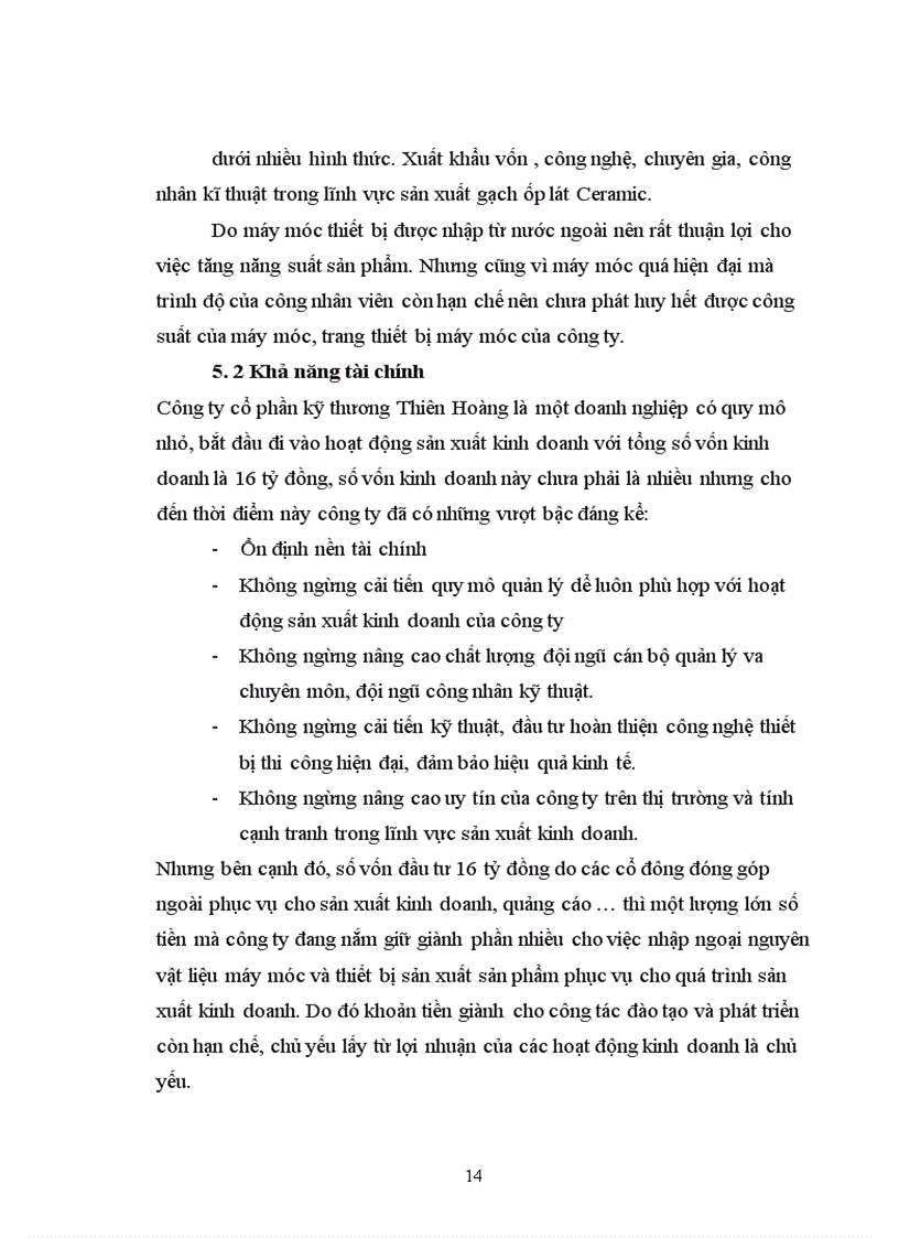 image for page Thực trạng và một số biện pháp nâng cao công tác đào tạo và phát triển nguồn nhân lực tại công ty cổ phần Kỹ Thương Thiên Hoàng