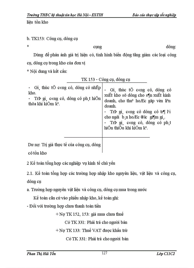 image for page Kế toán hạch toán nguyên liệu, vật liệu và công cụ, dụng cụ trong Nhà xuất bản Đại học Quốc Gia Hà Nội