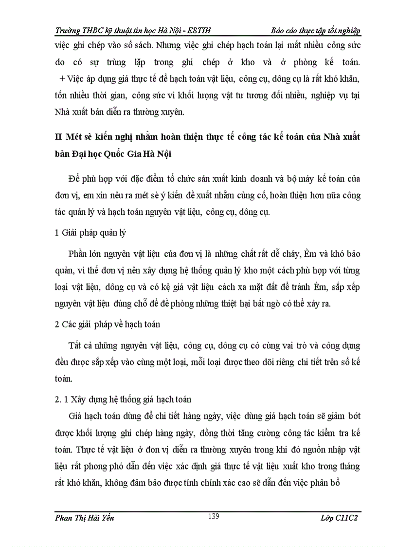 image for page Kế toán hạch toán nguyên liệu, vật liệu và công cụ, dụng cụ trong Nhà xuất bản Đại học Quốc Gia Hà Nội