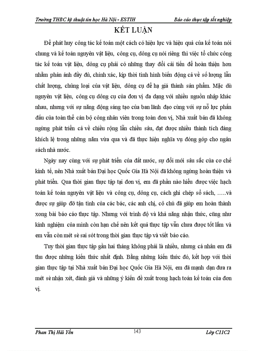 image for page Kế toán hạch toán nguyên liệu, vật liệu và công cụ, dụng cụ trong Nhà xuất bản Đại học Quốc Gia Hà Nội