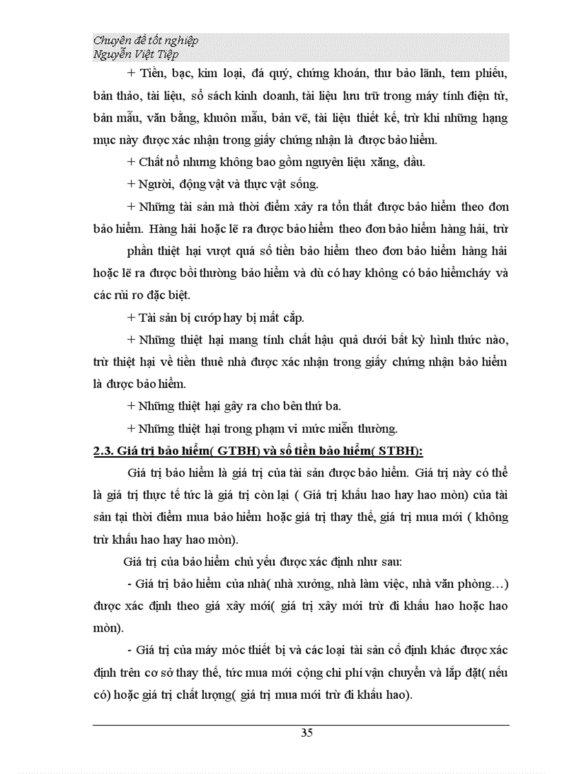 image for page Phân tích hiệu quả kinh doanh loại hình bảo hiểm tài sản tại công ty Bảo Minh Thanh Hoá
