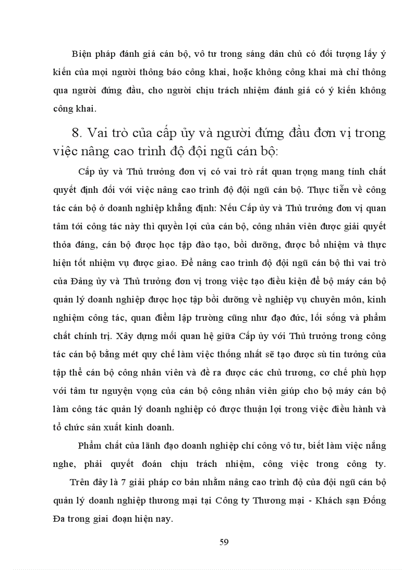 image for page Các giải pháp cơ bản nâng cao trình độ của đội ngũ cán bộ quản lý trong doanh nghiệp giai đoạn hiện nay