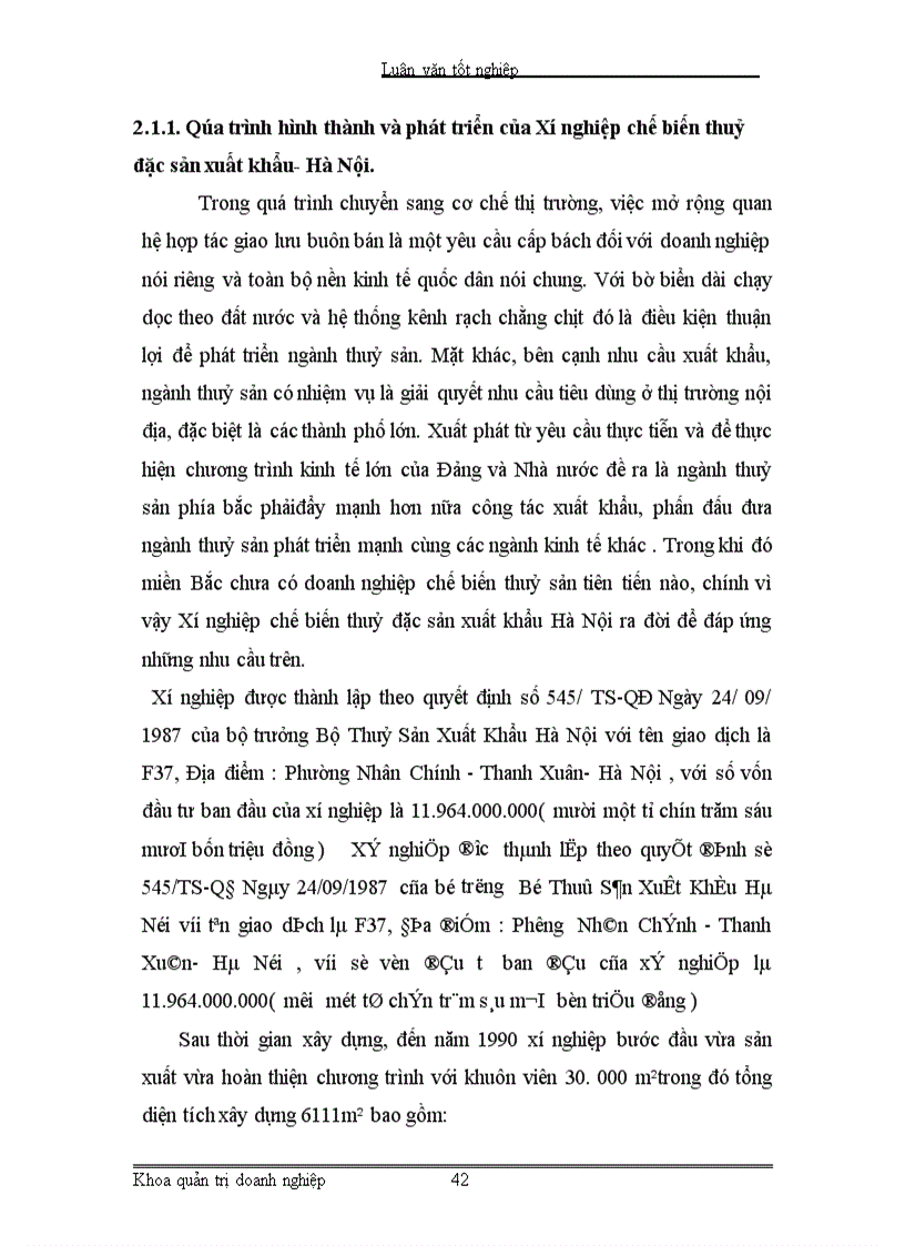 image for page Một số giải pháp nhằm nâng cao chất lượng công tác quản trị tiêu thụ hàng hoá tại Xí nghiệp chế biến thuỷ đặc sản xuất khẩu- Hà Nội