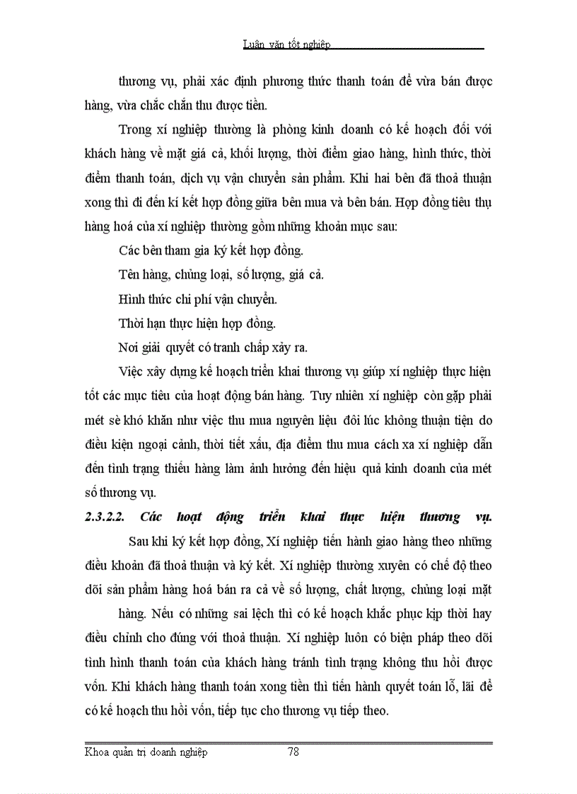 image for page Một số giải pháp nhằm nâng cao chất lượng công tác quản trị tiêu thụ hàng hoá tại Xí nghiệp chế biến thuỷ đặc sản xuất khẩu- Hà Nội