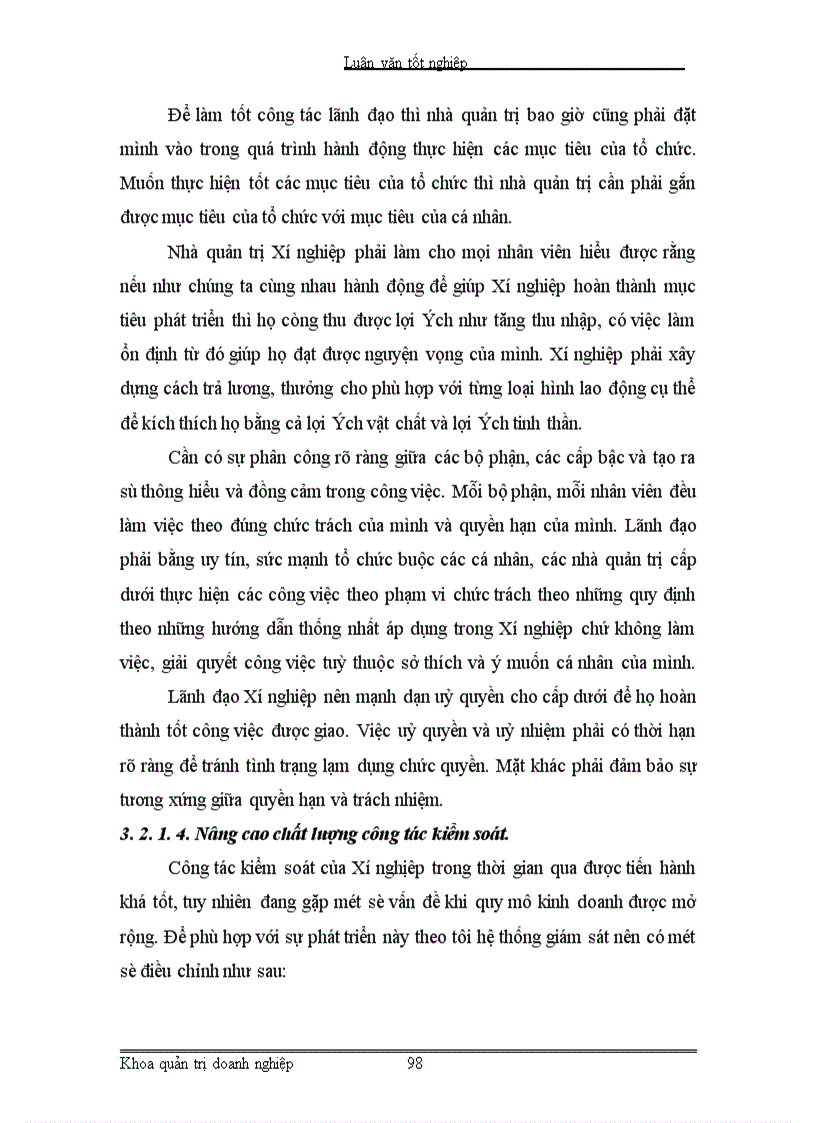 image for page Một số giải pháp nhằm nâng cao chất lượng công tác quản trị tiêu thụ hàng hoá tại Xí nghiệp chế biến thuỷ đặc sản xuất khẩu- Hà Nội