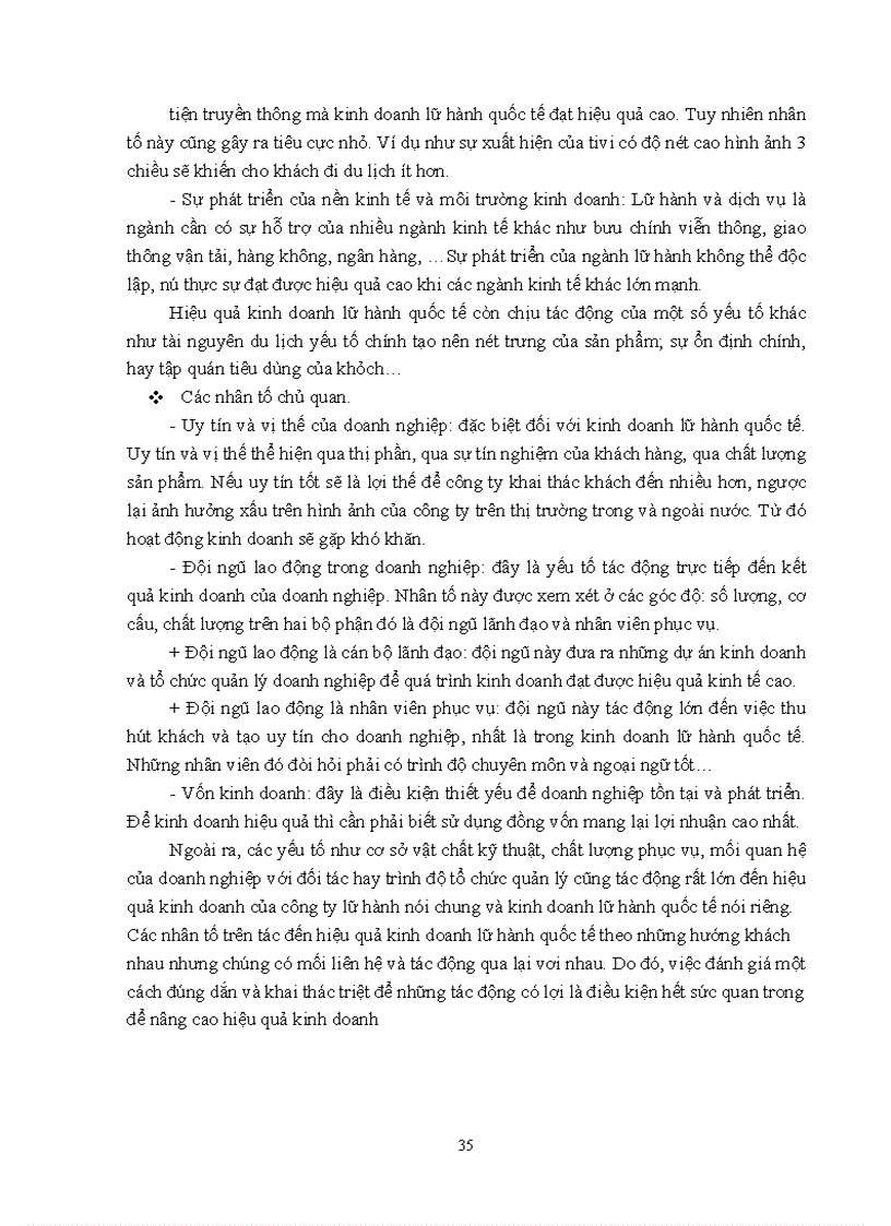image for page Giải pháp nâng cao hiệu quả kinh doanh lữ hành quốc tế đến (khách châu Âu) của công ty cổ phần du lịch Việt Nam tại Hà Nội