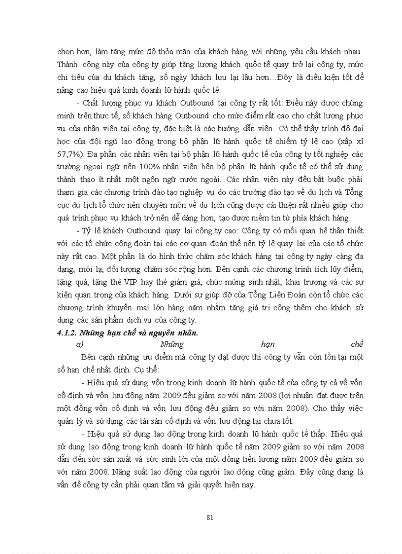 image for page Giải pháp nâng cao hiệu quả kinh doanh lữ hành quốc tế đến (khách châu Âu) của công ty cổ phần du lịch Việt Nam tại Hà Nội