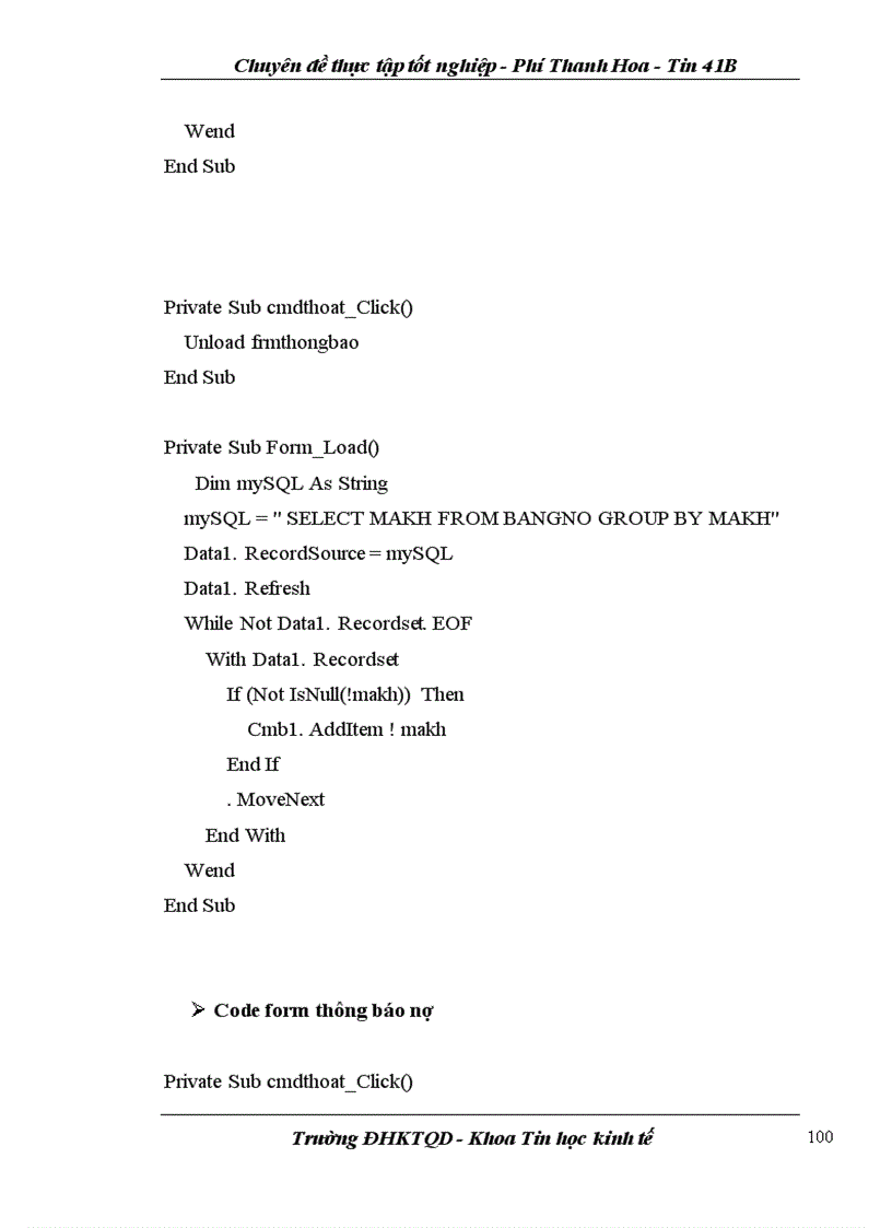 image for page Chuyên đề thực tập tốt nghiệp tại Công ty Điện tử Viễn thông Quân đội (VIETEL)