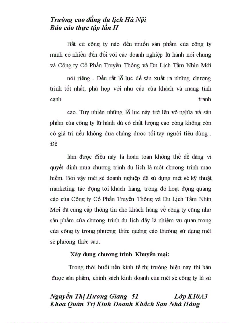 image for page Công ty CP truyền thông và du lịch Tầm Nhìn Mới