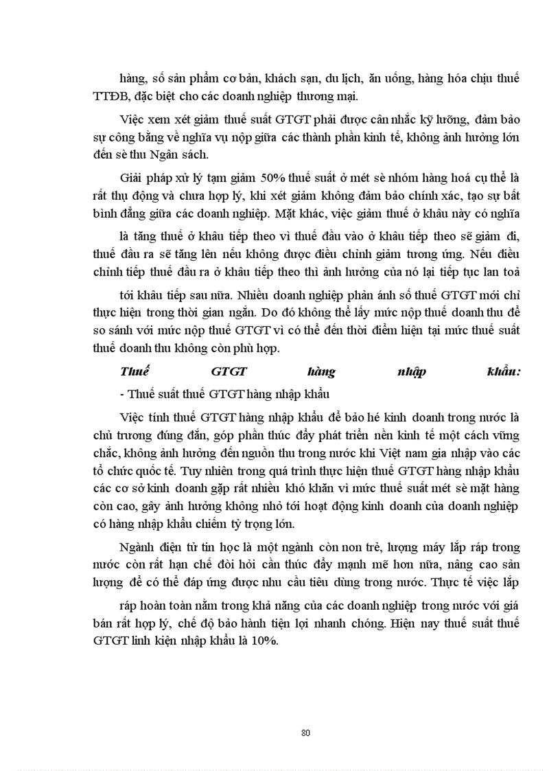 image for page Tác động của thuế GTGT tới hoạt động kinh doanh của các doanh nghiệp Việt nam