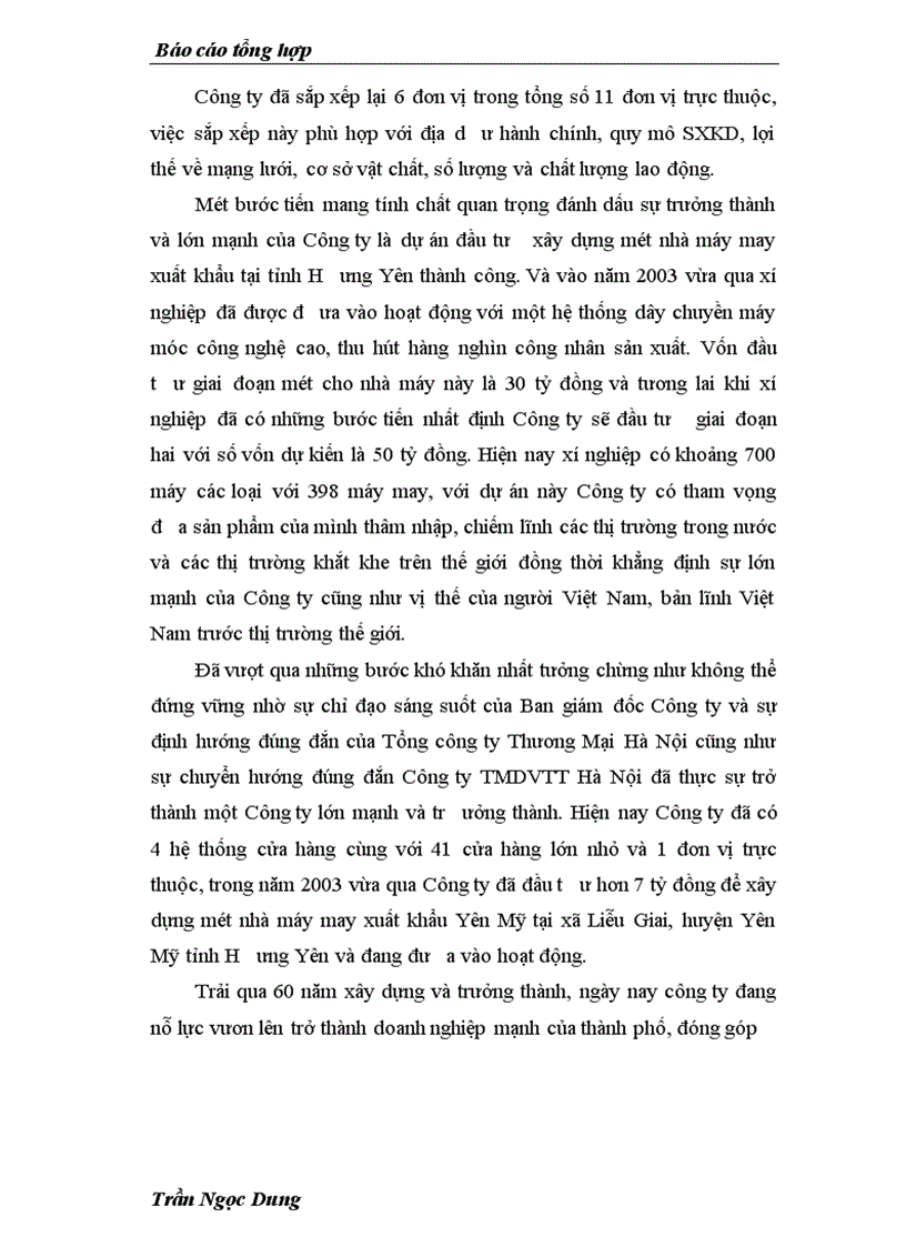 image for page Hoàn thiện hạch toán tiêu thụ hàng hoá và xác định kết quả tiêu thụ tại công ty TMDVTT Hà Nội