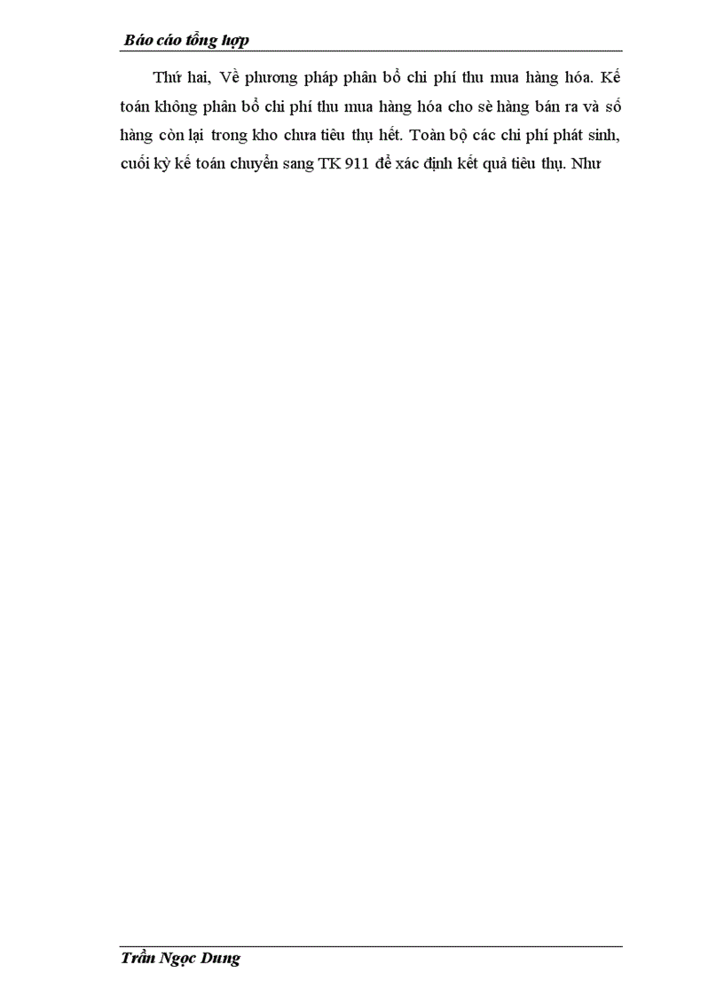 image for page Hoàn thiện hạch toán tiêu thụ hàng hoá và xác định kết quả tiêu thụ tại công ty TMDVTT Hà Nội