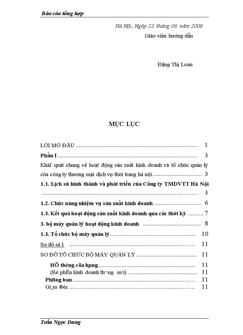 image for page Hoàn thiện hạch toán tiêu thụ hàng hoá và xác định kết quả tiêu thụ tại công ty TMDVTT Hà Nội