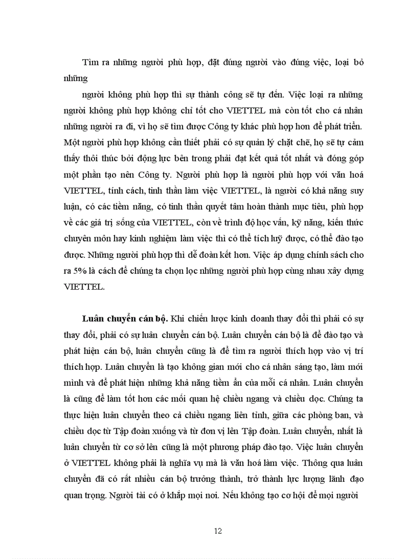 image for page Báo cáo thực tập tại công ty viên thông quân đội Viettel