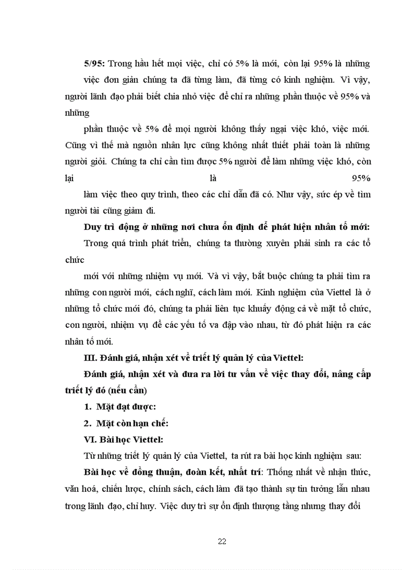 image for page Báo cáo thực tập tại công ty viên thông quân đội Viettel