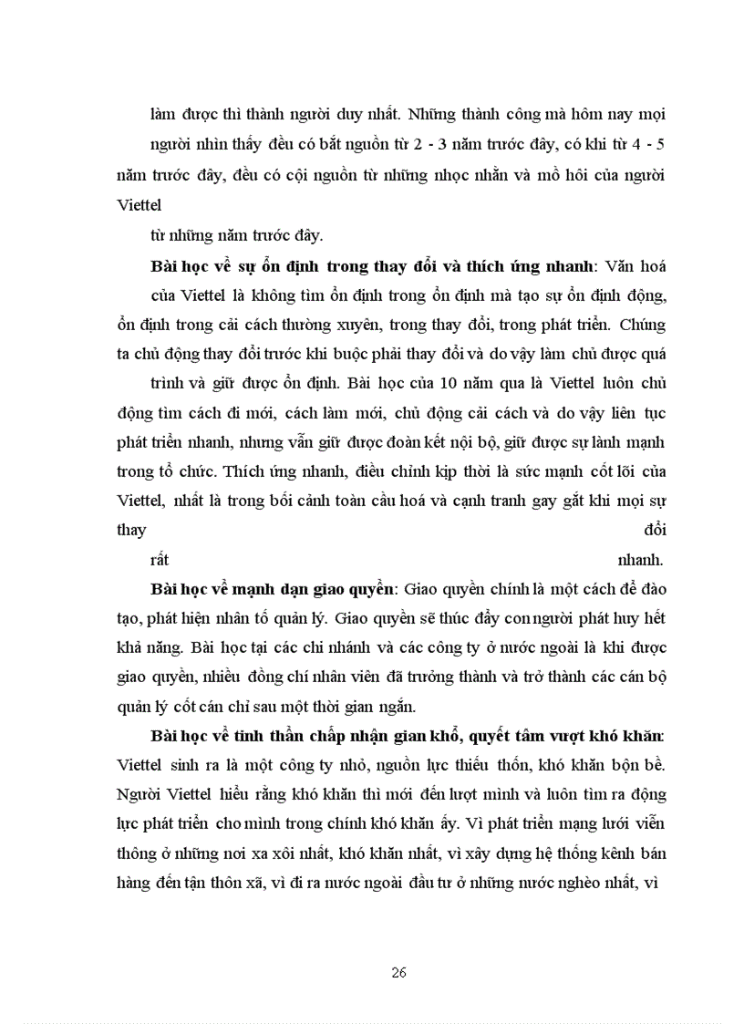 image for page Báo cáo thực tập tại công ty viên thông quân đội Viettel