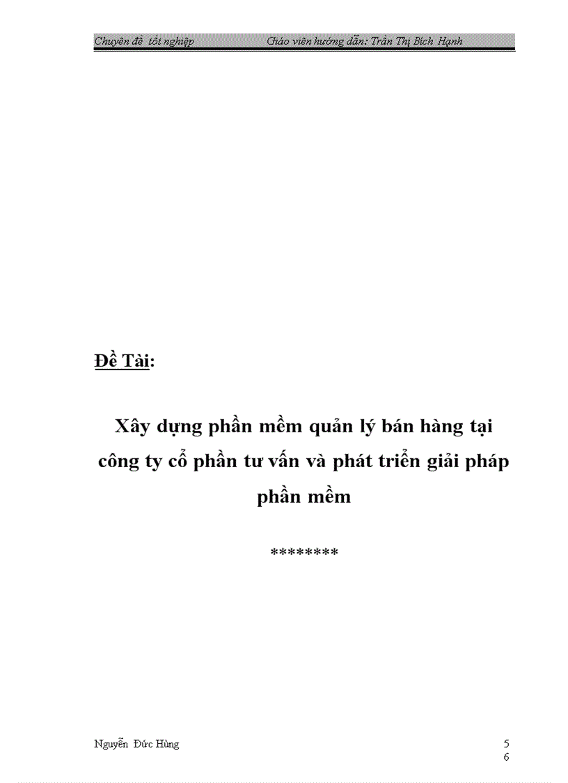 image for page Xây dựng phần mềm quản lý bán hàng tại Công ty cổ phần tư vấn và phát triển giải pháp phần mềm