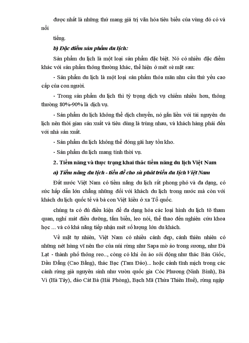 image for page Hoàn thiện một số điều kiện cơ bản để đa dạng hóa và nâng cao chất lượng sản phẩm du lịch Việt Nam