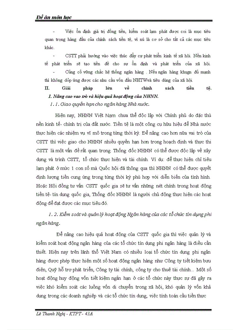 image for page Giải pháp nâng cao vai trò của chính sách tiền tệ