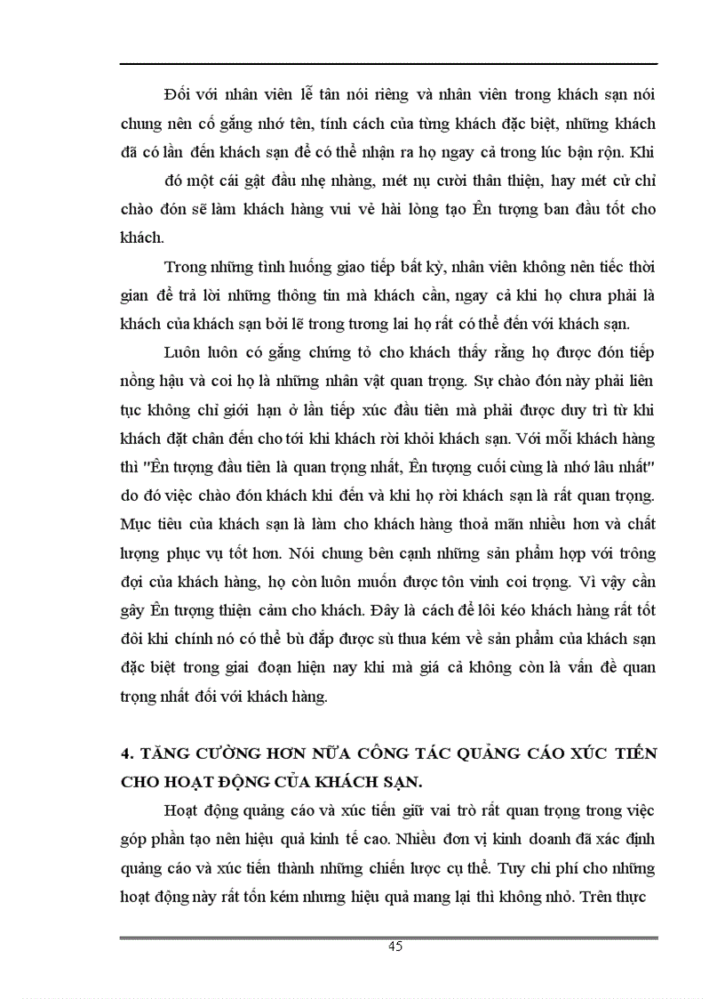 image for page Mộl số giải pháp nhằm nâng cao sức cạnh tranh của khách sạn Hồ Gươm