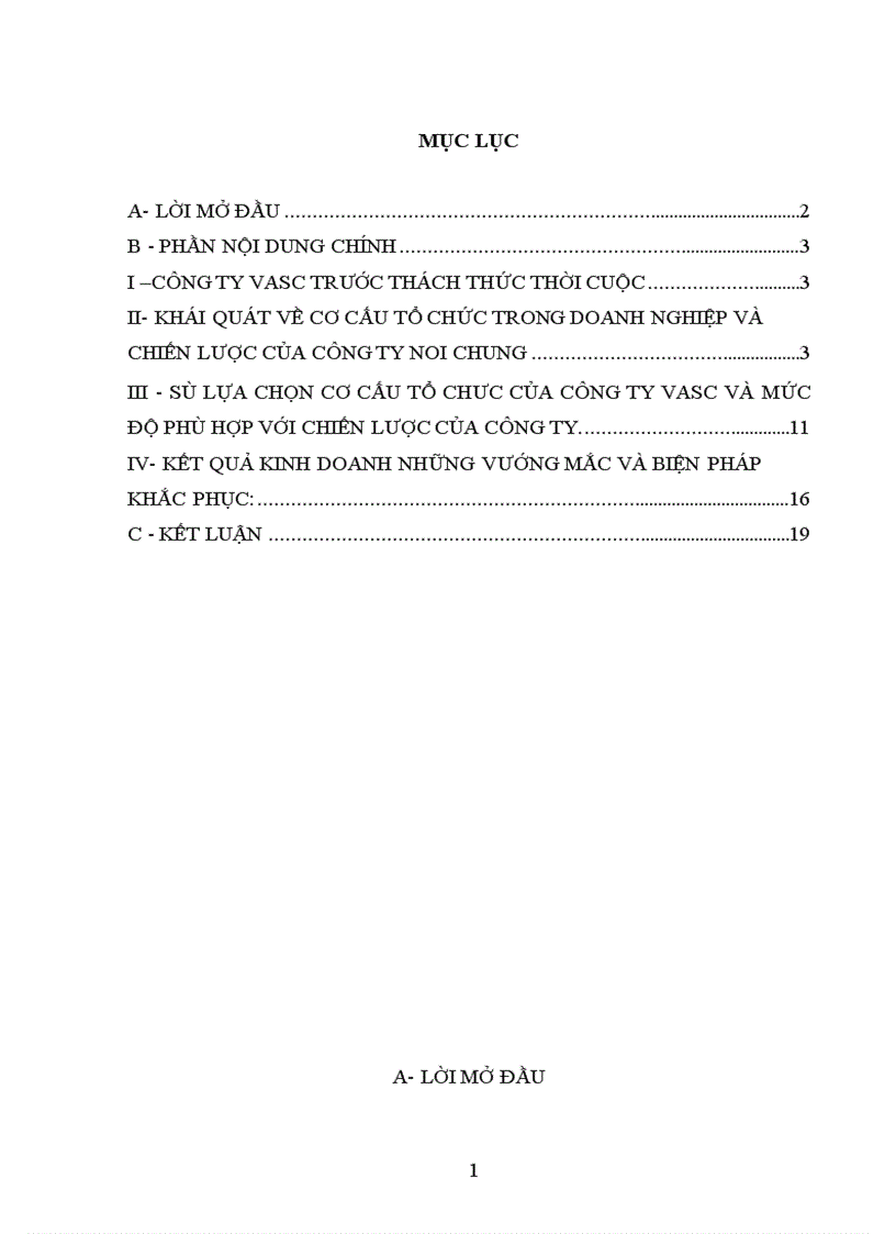 image for page Việc lựa chọn cơ cấu tổ chức và mức độ phù hợp của cơ cấu tổ chứ với chiến lược mà công ty phần mềm và truyền thông VASC theo đuổi