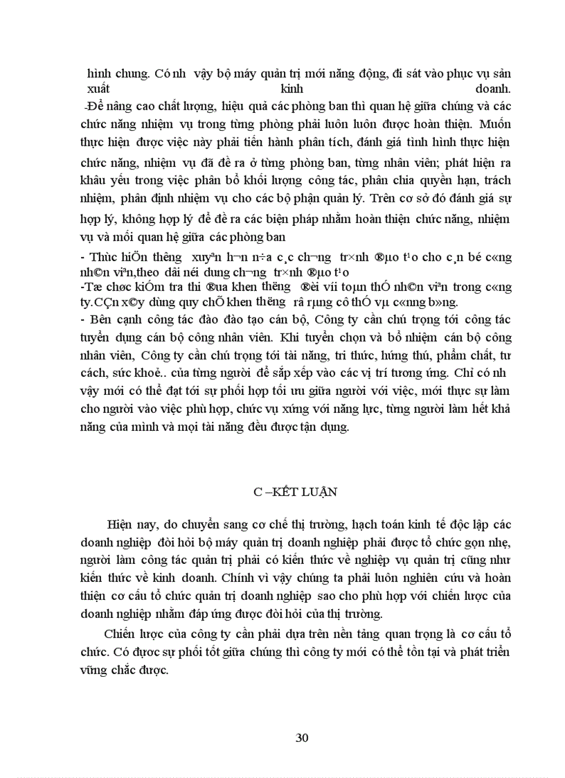 image for page Việc lựa chọn cơ cấu tổ chức và mức độ phù hợp của cơ cấu tổ chứ với chiến lược mà công ty phần mềm và truyền thông VASC theo đuổi