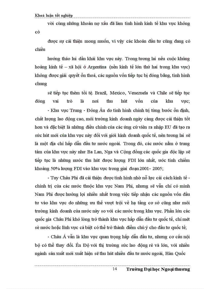 image for page Đề xuất một số giải pháp nhằm tăng cường thu hút FDI vào Hà Tây trong những năm tới
