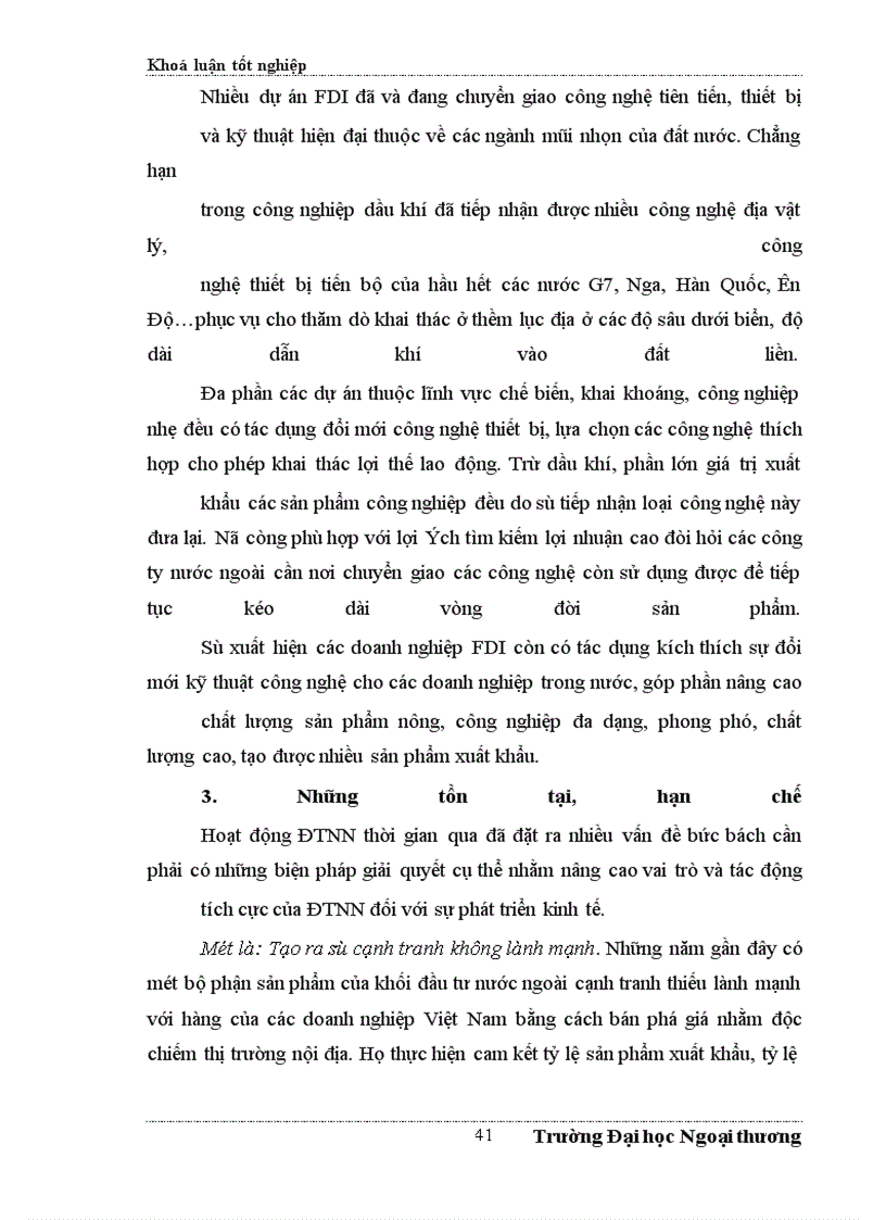 image for page Đề xuất một số giải pháp nhằm tăng cường thu hút FDI vào Hà Tây trong những năm tới