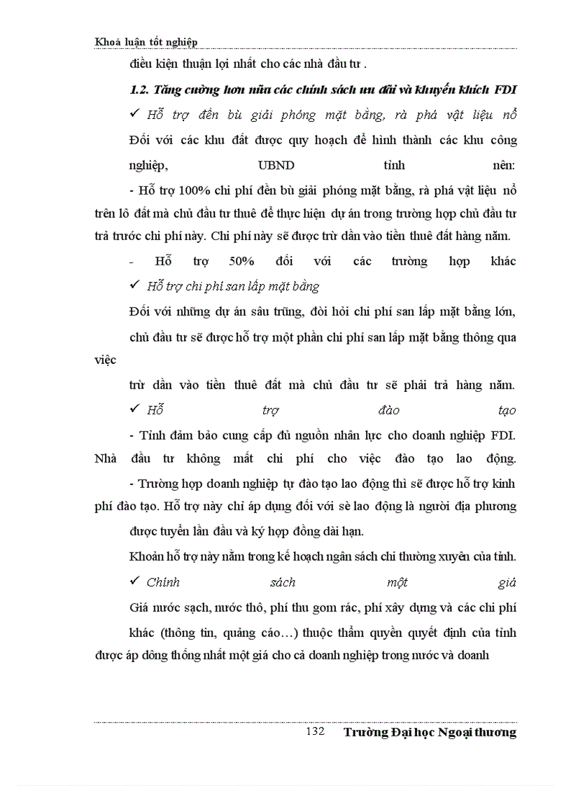 image for page Đề xuất một số giải pháp nhằm tăng cường thu hút FDI vào Hà Tây trong những năm tới