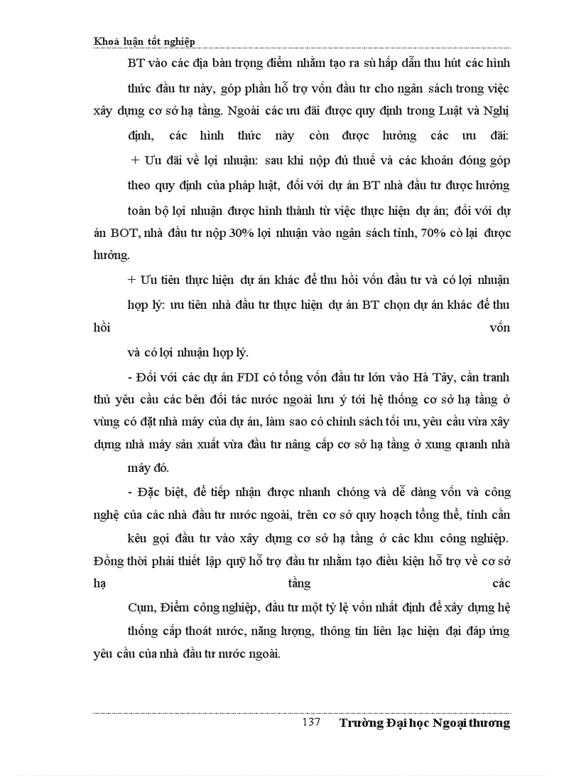 image for page Đề xuất một số giải pháp nhằm tăng cường thu hút FDI vào Hà Tây trong những năm tới