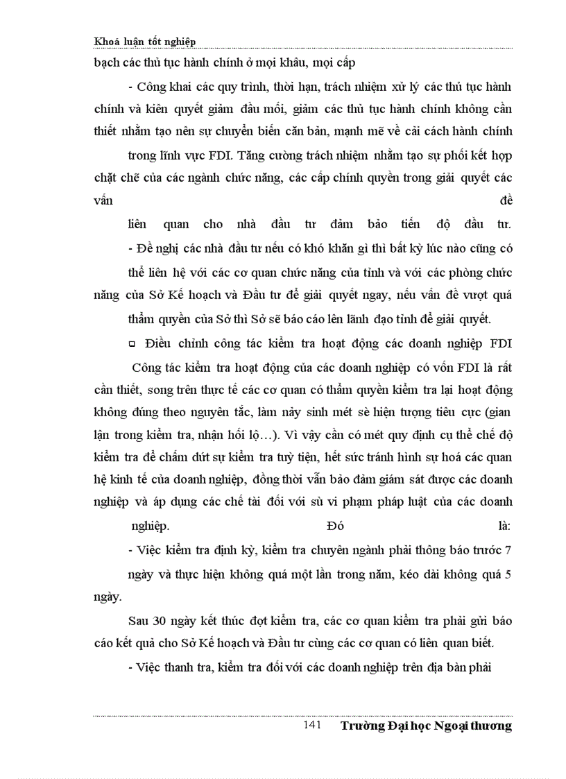 image for page Đề xuất một số giải pháp nhằm tăng cường thu hút FDI vào Hà Tây trong những năm tới