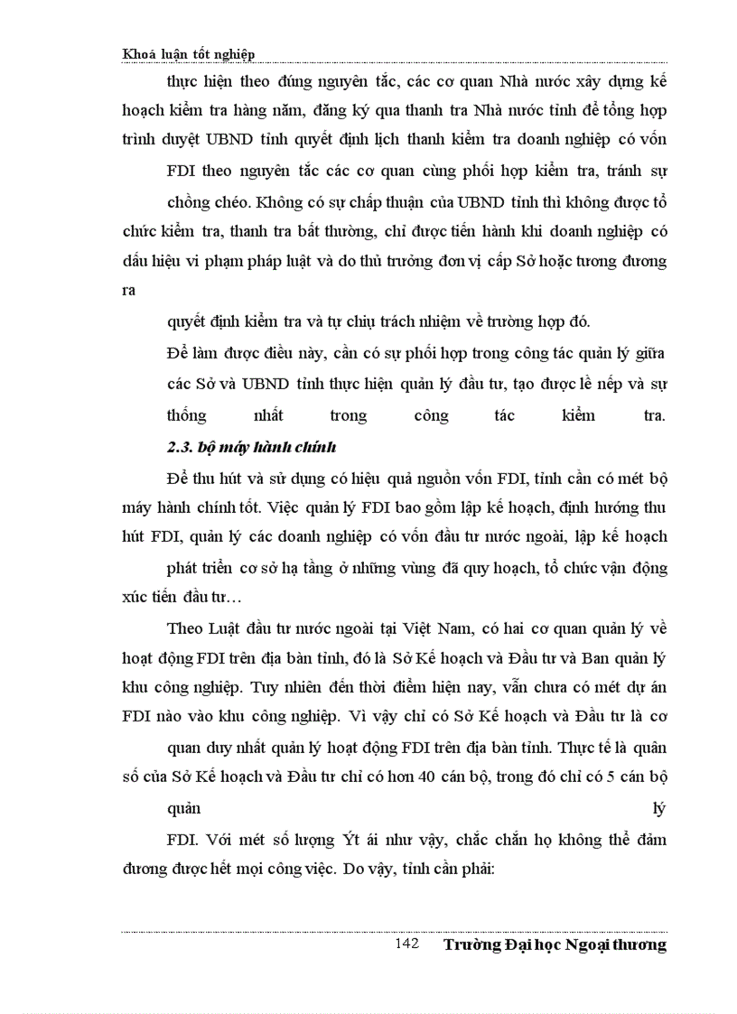 image for page Đề xuất một số giải pháp nhằm tăng cường thu hút FDI vào Hà Tây trong những năm tới