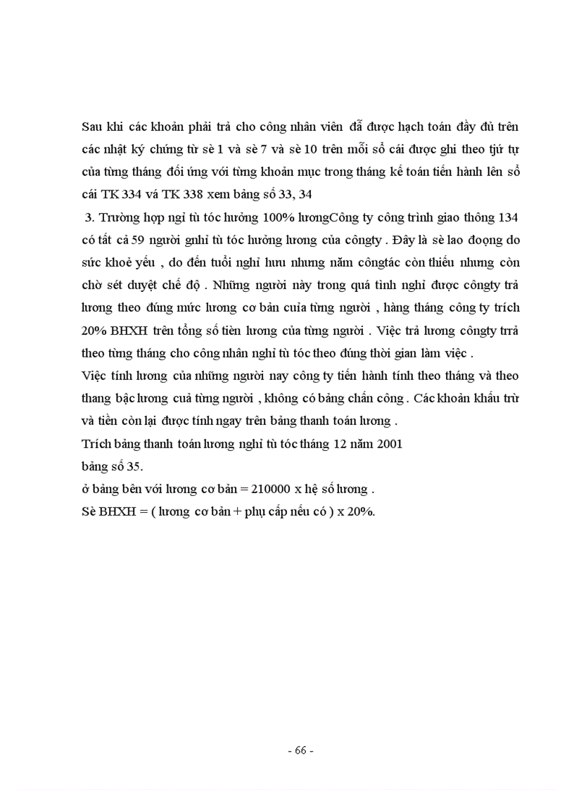 image for page Tìm hiểu về công tác hạch toán kế toán tiền lương và các khoản trích theo lương ở công ty công trình giao thông 134