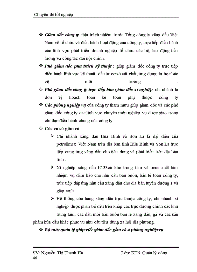 image for page Xây dựng chính sách tạo động lực làm việc cho nhân viên công ty xăng dầu Hà Sơn Bình
