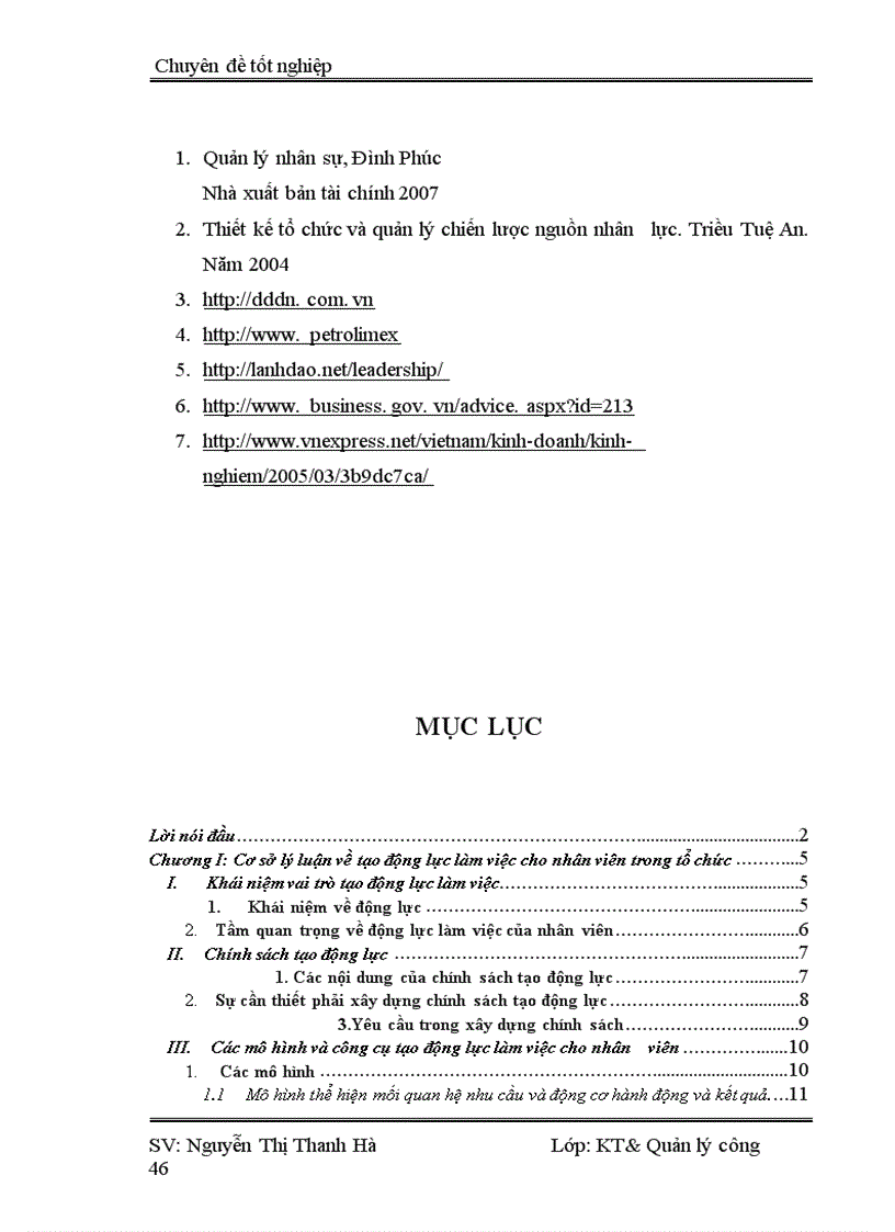 image for page Xây dựng chính sách tạo động lực làm việc cho nhân viên công ty xăng dầu Hà Sơn Bình