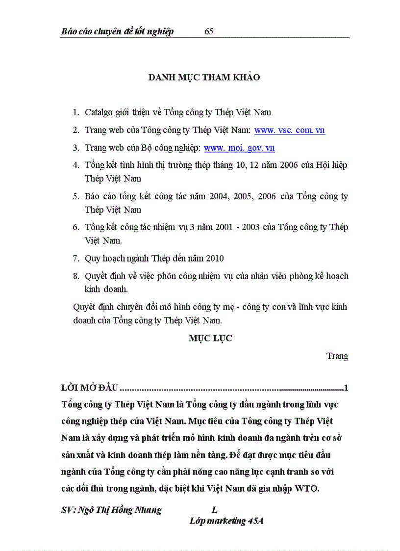 image for page Giải pháp Marketing nhằm nâng cao năng lực cạnh tranh của Tổng công ty Thép Việt Nam