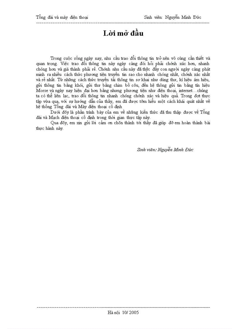 image for page Tổng đài và máy điện thoại Sinh viên: Nguyễn Minh Đức