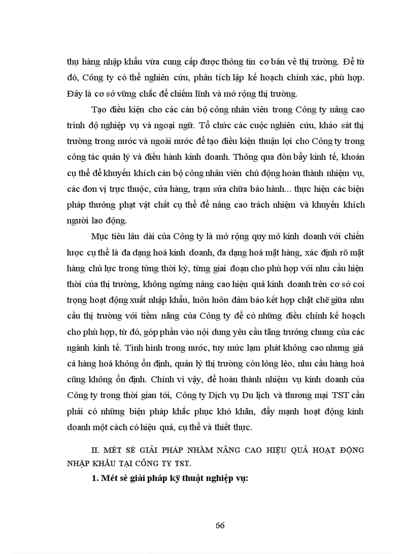 image for page Một số giải pháp kỹ thuật nghiệp vụ nhằm nâng cao hiệu quả hoạt động nhập khẩu tại công ty dịch vụ du lịch và thương mại TST