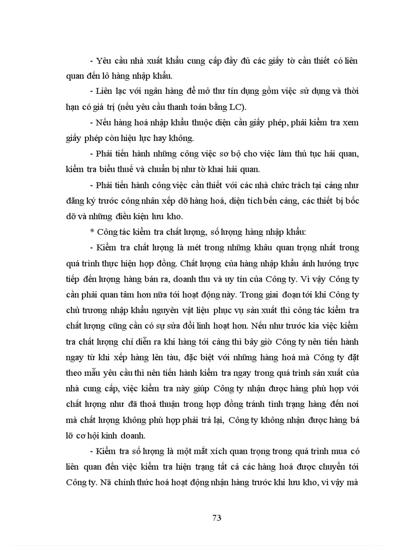 image for page Một số giải pháp kỹ thuật nghiệp vụ nhằm nâng cao hiệu quả hoạt động nhập khẩu tại công ty dịch vụ du lịch và thương mại TST