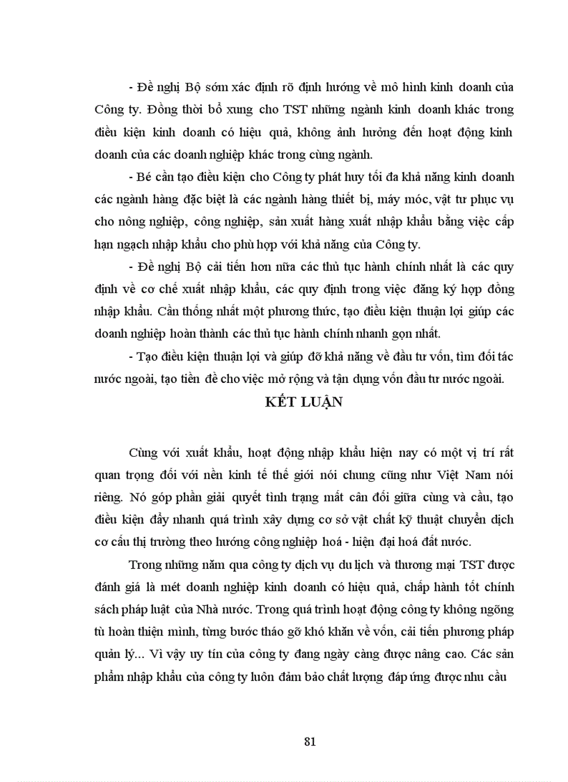image for page Một số giải pháp kỹ thuật nghiệp vụ nhằm nâng cao hiệu quả hoạt động nhập khẩu tại công ty dịch vụ du lịch và thương mại TST