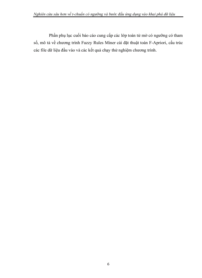 image for page Nghiên cứu sâu hơn về t-chuẩn có ngưỡng và bước đầu ứng dụng vào khai phá dữ liệu