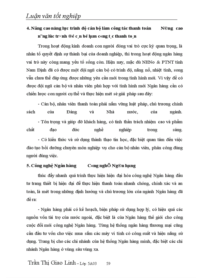 image for page Một số kiến nghị góp phần hoàn thiện chế độ thanh toán không dùng tiền mặt tại NHNo & PTNT tỉnh Nam Định