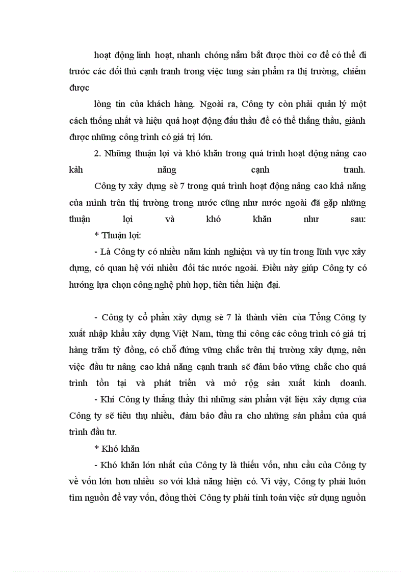 image for page Đầu tư nhằm nâng cao khả năng cạnh tranh của công ty xây dựng số 1