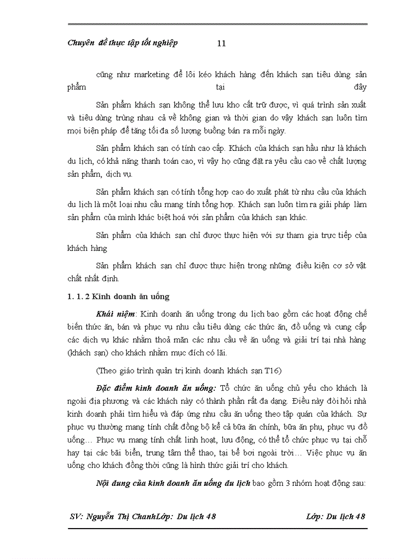 image for page Đánh giá hiệu quả kinh doanh của nhà Hàng Âu Chez Manon khách sạn Hilton opera Hà Nội Hà Nội - 2010