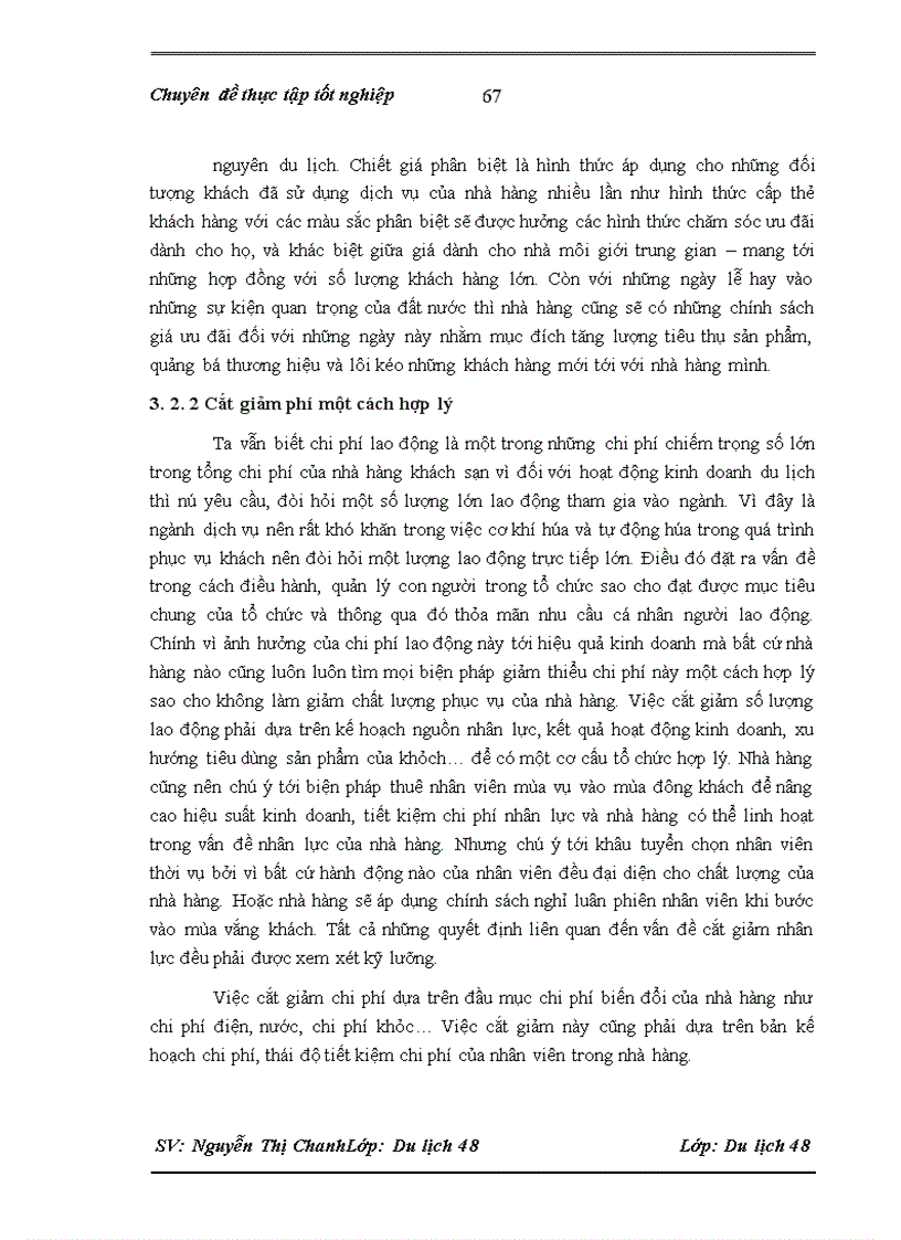 image for page Đánh giá hiệu quả kinh doanh của nhà Hàng Âu Chez Manon khách sạn Hilton opera Hà Nội Hà Nội - 2010