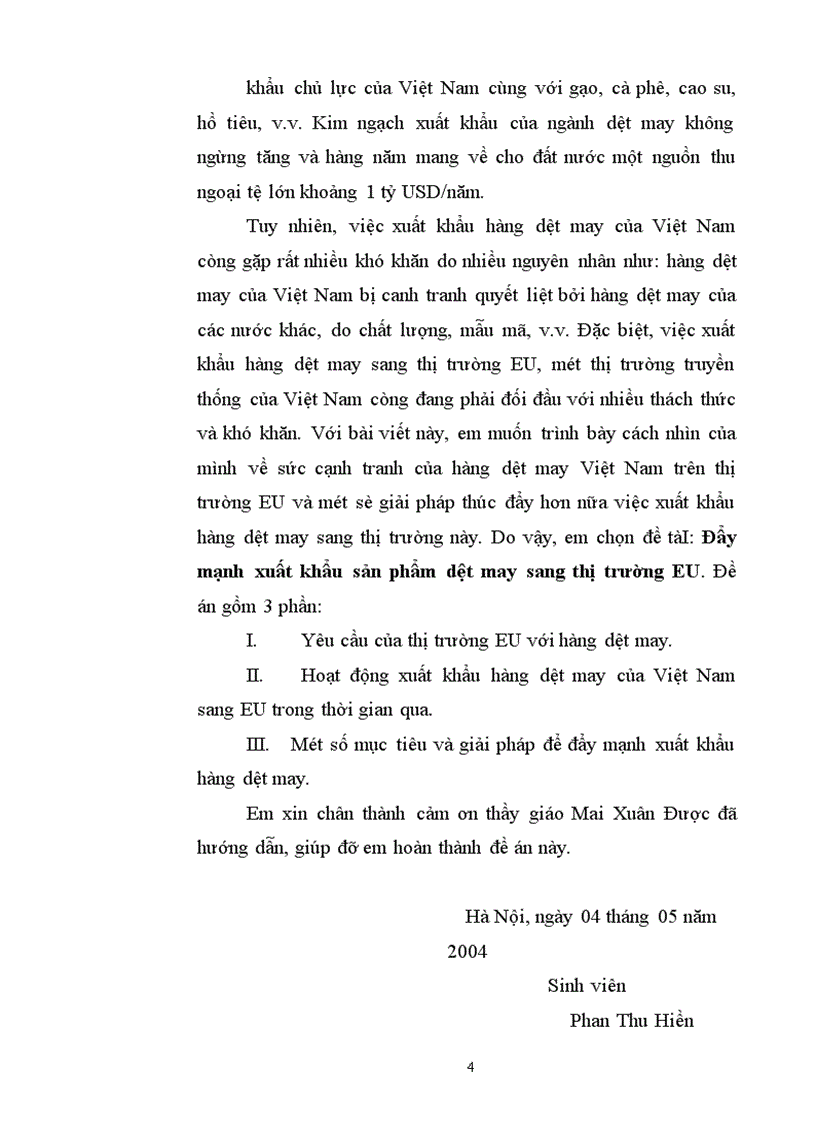 image for page Đẩy mạnh xuất khẩu sản phẩm dệt may sang thị trường EU